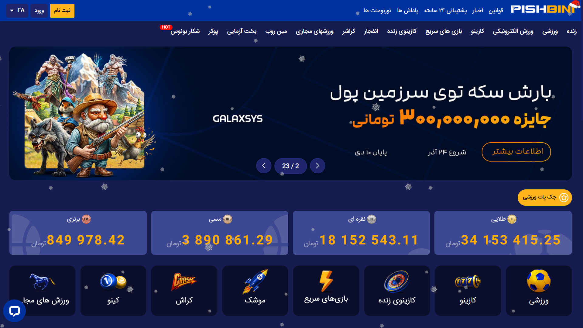 سایت پیش بینی